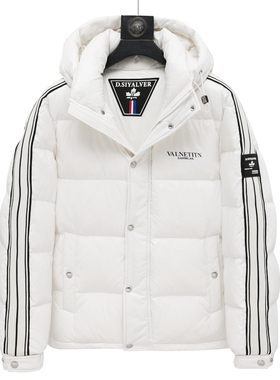 H980高充绒量冬季厚款男羽绒服 白鸭绒拉链商务休闲保暖防风外套