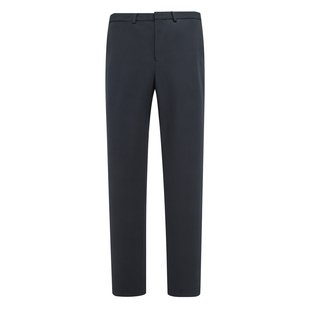 商务休闲长裤 棉中腰修身 深蓝色弹力 休闲裤 MY383美春秋厚度男式