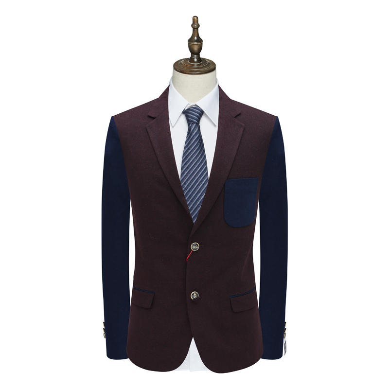 AB1196邦纳男春秋西服 两粒扣无开衩商务休闲西装 38968