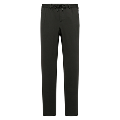 YW426D春秋款男式休闲裤 中腰修身商务休闲长裤 黑色