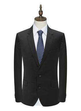 MY364美男式春秋西服 羊毛110`S两粒扣无开衩商务西装 1200212