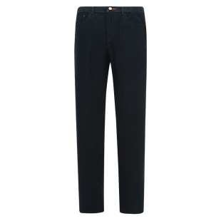 弹力 J1746鸟春秋男式 商务休闲长裤 棉中腰修身 深蓝色 休闲裤