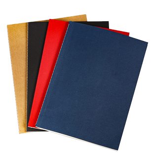 牛皮纸笔记本子B5加厚简约大学生ins风b5记事本16k开康纳尔本车线方格横格横线本软面抄格子网格本大号练习本