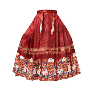 儿童中国风服装元旦演出服女童马面裙古典舞合唱表演汉服男童古装