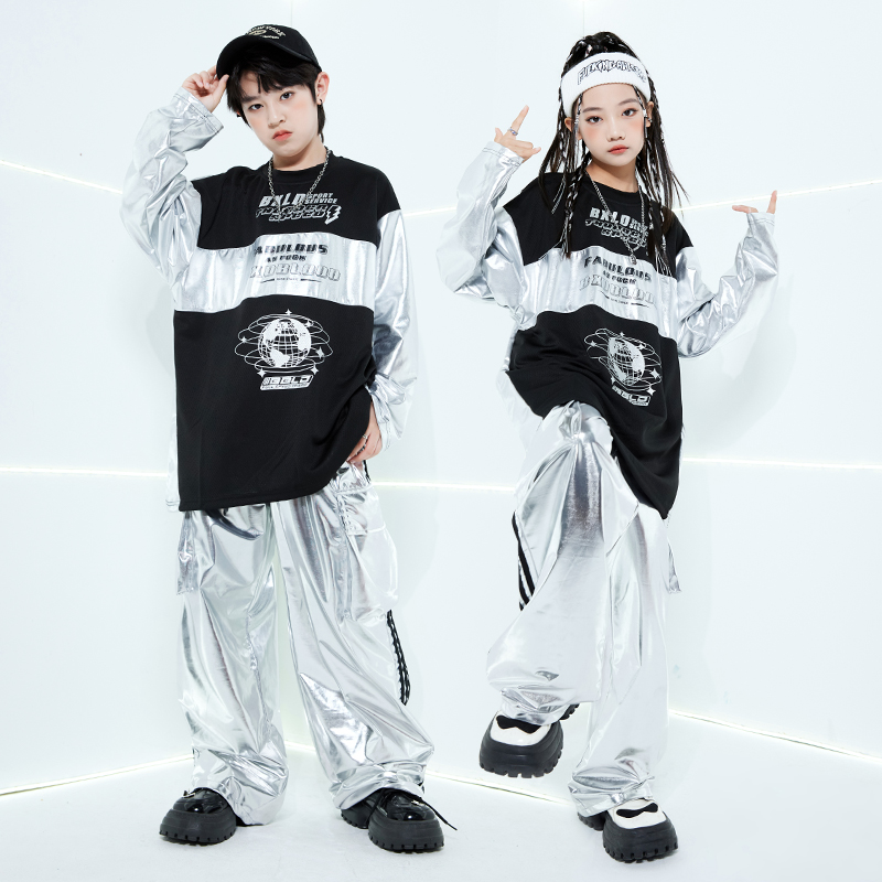 街舞儿童潮服演出服hiphop