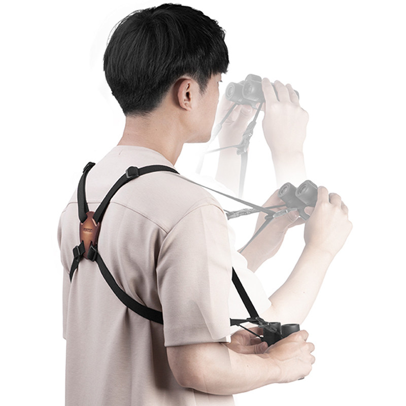 厂家马田望远镜背带双筒专业X型弹力性减压单反微单双肩胸挂相机