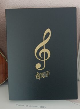 音符谱夹古筝吉他提琴定制谱夹