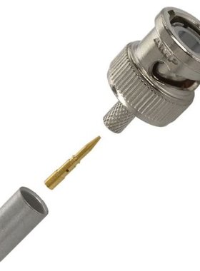 全新 1-5221128-0〖 CONN BNC PLUG STR 50 OHM CRIMP〗