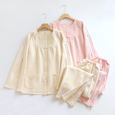 易穿脱女款卧床瘫痪老人病号厚款