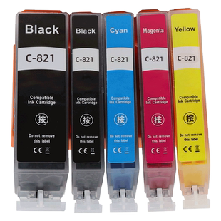 MP568 MX868打印墨盒黑彩色 821墨盒 MX876 MP545 MP558 iP4760 iP4680 iP3680 佳能820 原装