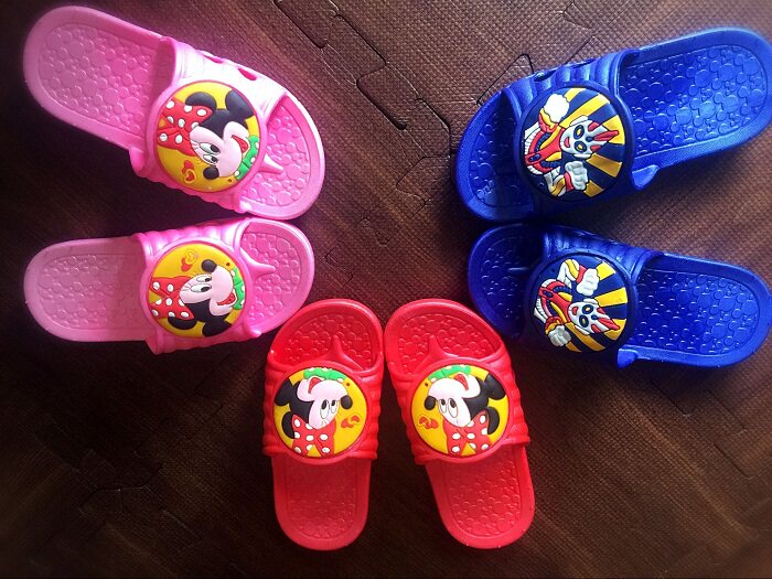 Pantoufles enfants en EVA - semelle caoutchouc naturel - Ref 1019262 Image 3