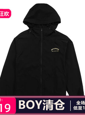 BOY LONDON 男女同款烫金老鹰防晒服梭织外套夹克B262N2301602