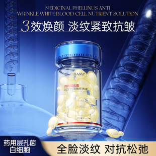 药用层孔菌抗皱精华液油抗衰老胶囊脸部提拉紧致淡化细纹氧化次抛