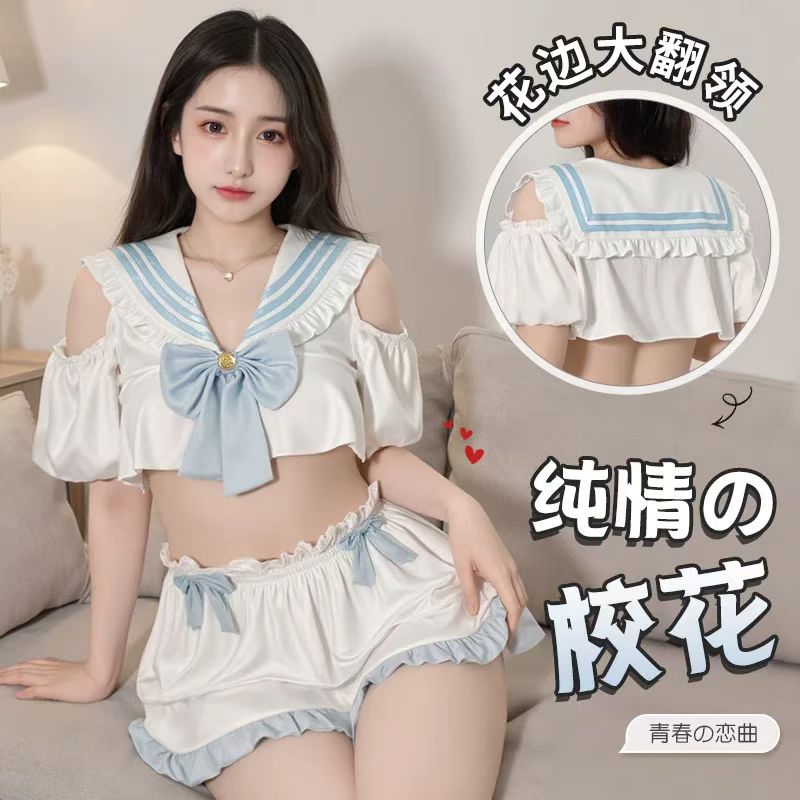 性感jk水手短裙大码情绪睡衣制服大码2025新款睡衣制服套装qqny女