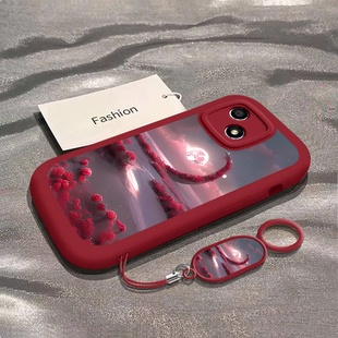 适用荣耀畅玩30手机壳honor保护套m新款硅胶Plus镜头全包创意个性防摔套花海月亮男女同款手机软外壳挂绳潮流