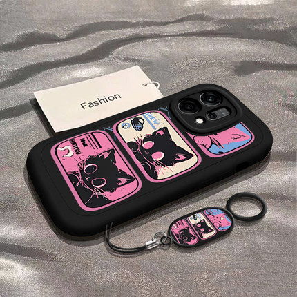 适用opporeno14手机壳reno13pro+新款opopreno12/11十oppo全包0pp0reno10小众后壳9保护8套7se防摔外壳潮流壳