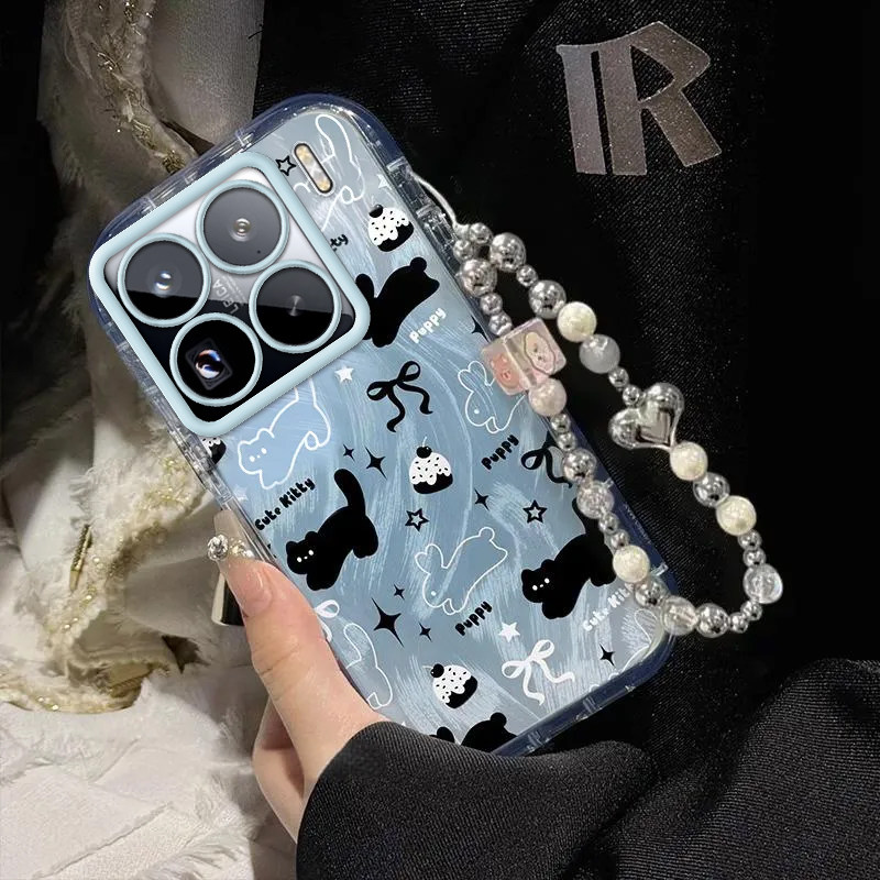 适用小米17手机壳Xiaomi17pro新款可爱简约xiao全包防摔MI17镜面泡芙壳M17保护套米十七女生新款高级感后外壳