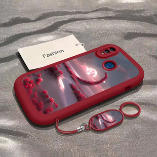 适用荣耀8XMax手机壳honor保护套新款硅胶镜头全包创意时尚个性防摔套花海月亮男女同款网红手机软壳挂绳潮流