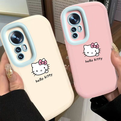中指kt猫小米12手机壳新款Xiaomi硅胶12x保护套创意男女12s全包酷萌防摔Sultra情侣同款可爱简约手机软壳薄潮