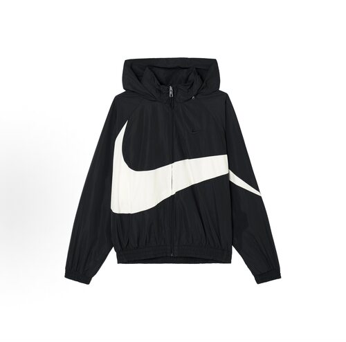 Nike Logo复古运动立领标志印花梭织长袖夹克外套FB7878-010