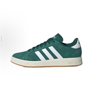 adidas Grand Court Base 00s BA SE 00s  男女同款 绿白黄IH6187
