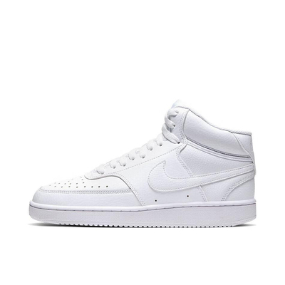 Nike Court Vision Mid 百搭 中帮 板鞋 女款 白CD5436-100