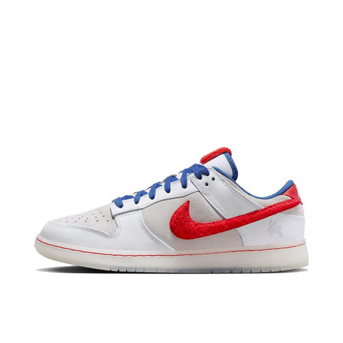 Nike Dunk Low减震耐磨 低帮  男女同款 白蓝红 大白兔FD4203-161
