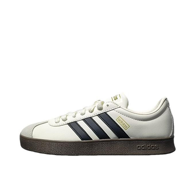 adidas Vl Court Classic防滑耐磨 低帮板鞋 男女同款 白色JQ1501