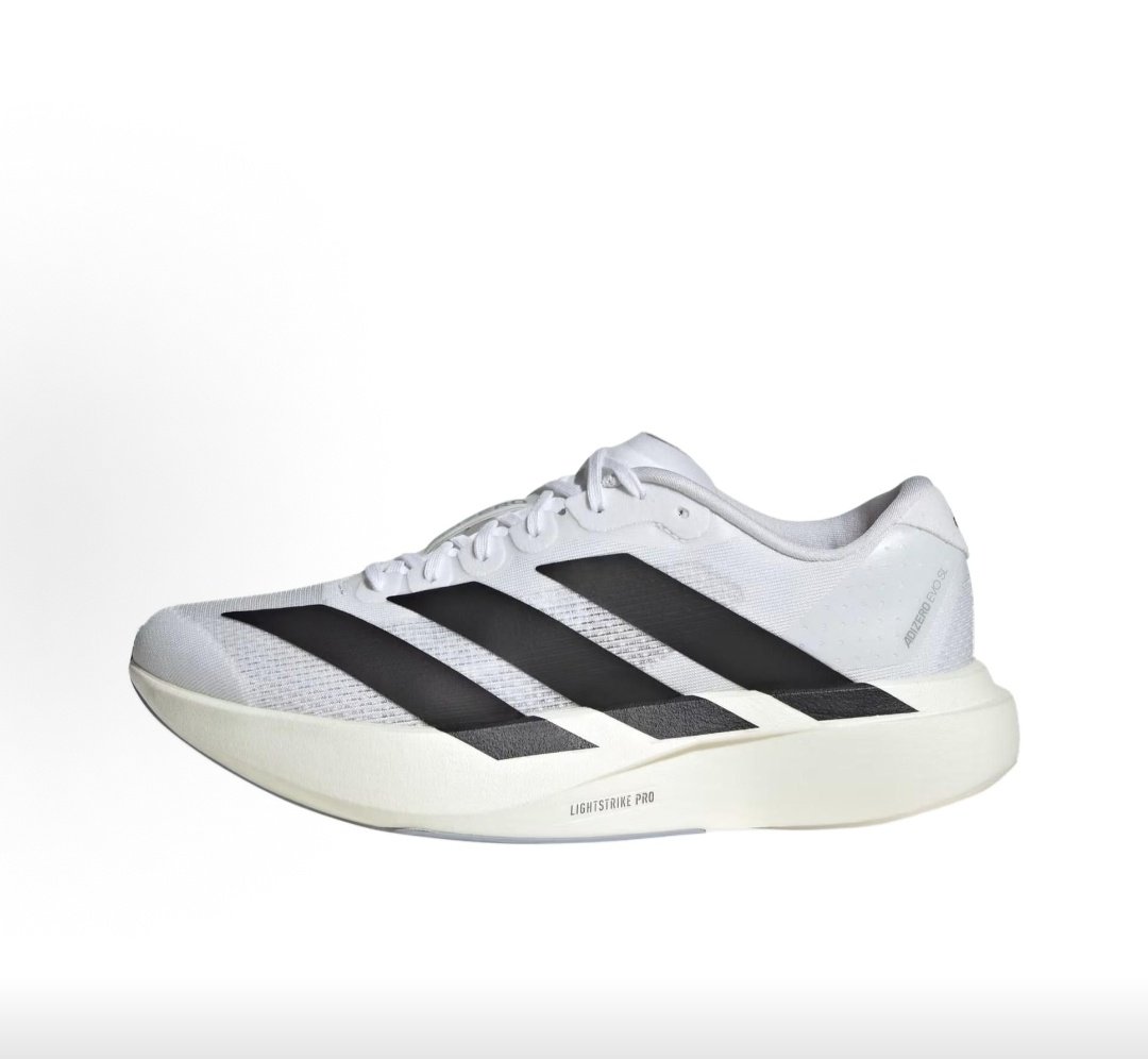 adidas Adizero Evo SL 舒适运动 织物 跑步鞋 女款 白黑JH6208图片