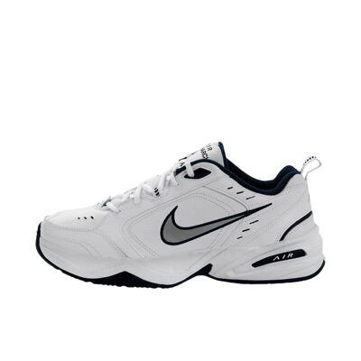 Nike Air Monarch 4 White Navy 织物皮革 老爹鞋415445-102