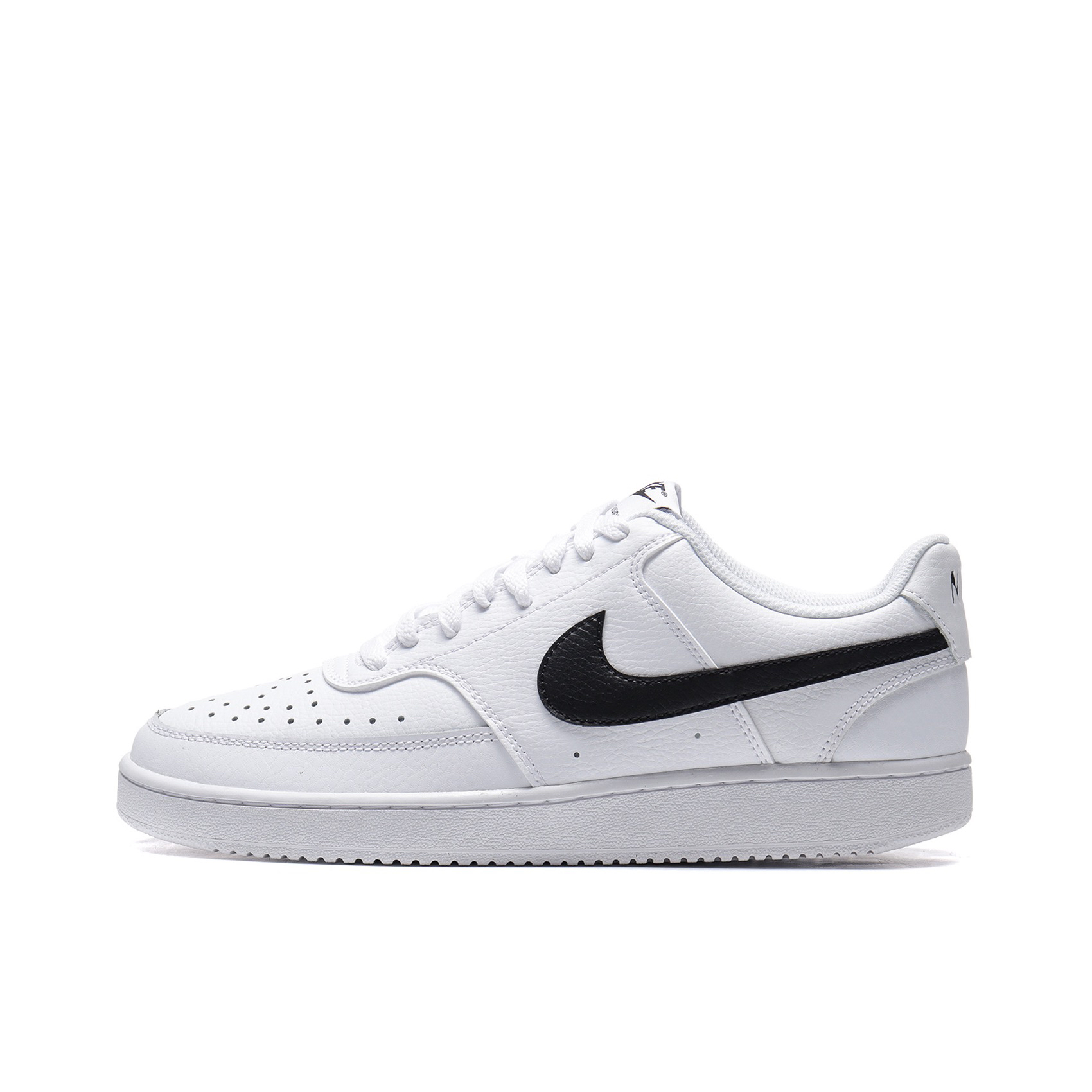 Nike Court Vision 1 舒适 低帮 板鞋 男女同款 白黑CD5463-101