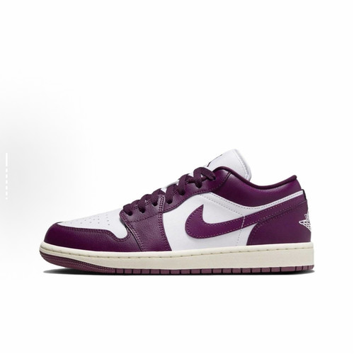 耐克Air Jordan 1 Low AJ1紫红白低帮休闲板鞋DC0774-161
