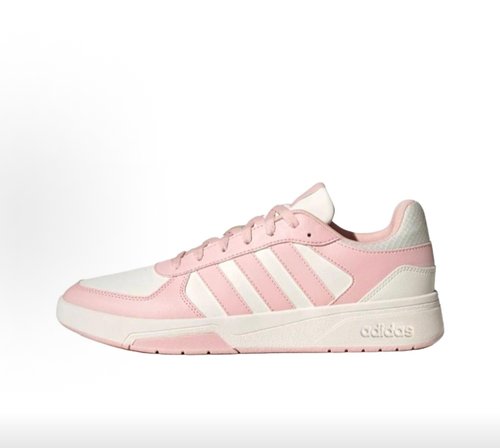 adidas COURTBEAT 百搭舒适 低帮 板鞋 男款 粉色KI6785