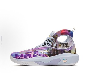 Anta安踏 KT8 历程 百搭 织物 高帮 篮球鞋 男款 紫色112311101-2