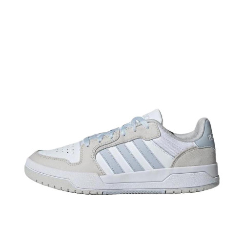 adidas neo Entrap 百搭舒适 低帮 板鞋 男女同款 白色JI2561
