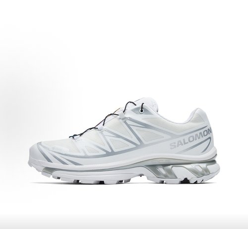 SALOMON萨洛蒙 XT- 6 GTX 轻盈 低帮 跑步鞋 男女同款 白色475811