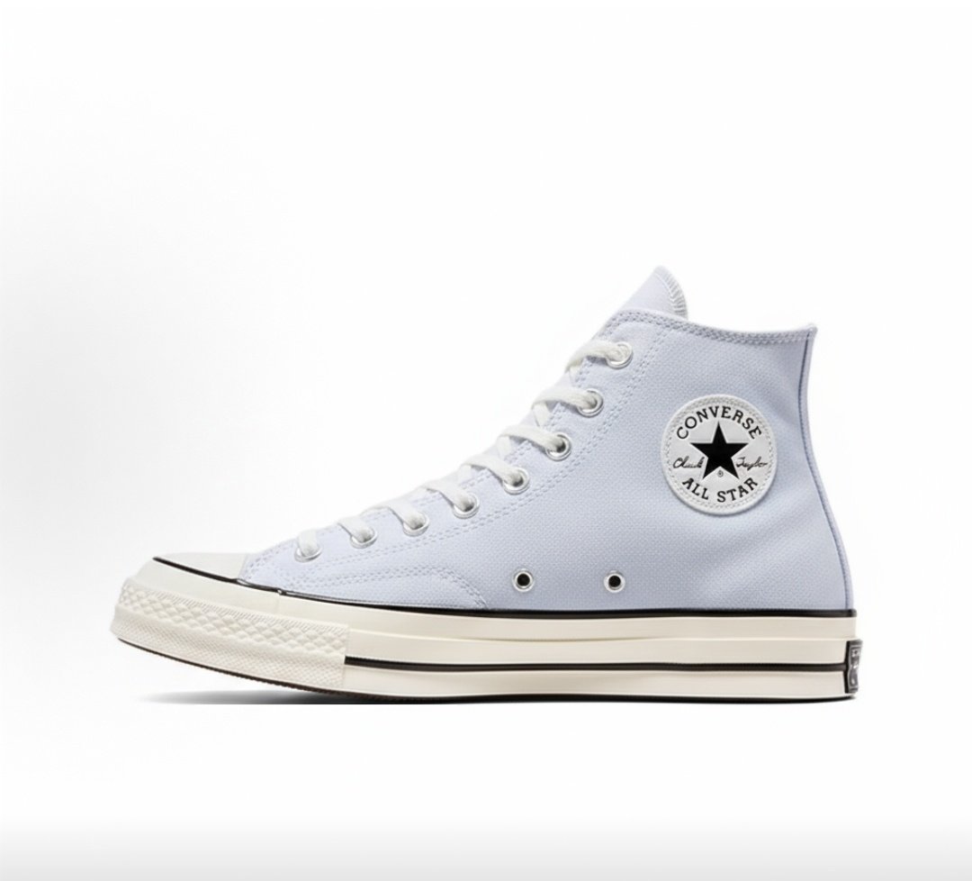Converse Chuck 70 简约 高帮 帆布鞋 男女同款 浅蓝色A06519C