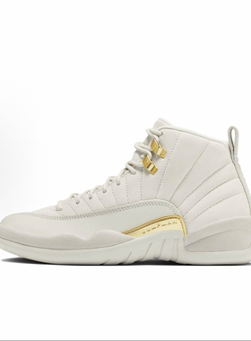 Jordan Air Jordan 12 幻影 防滑耐磨透气男女款 灰金 FD9101-007