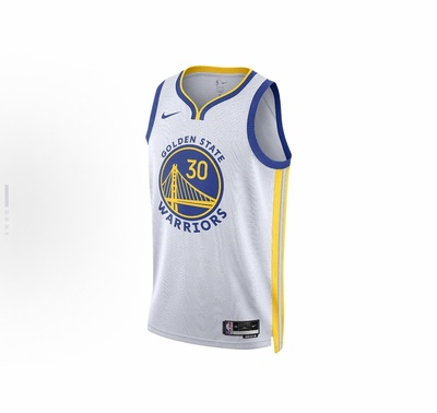 Nike Golden State Warriors印花篮球背心 男女款 白色DN2077-100