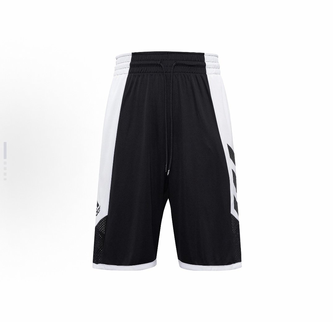 adidas Pro Madness Shr 运动五分篮球裤  男款 黑色FH7947