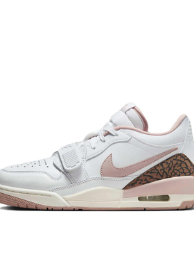 Jordan Legacy 312 舒适 防滑 低帮 篮球鞋女款 白粉FQ7827-116