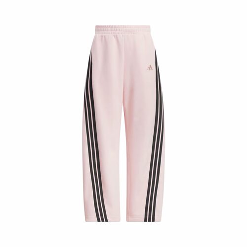 adidas 三条纹舞动系列 户外宽松运动针织休闲裤 女款KB7602
