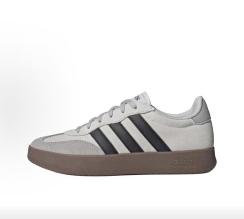 adidas BARREDA  薄底 T头鞋 低帮 德训鞋 男女同款 灰色JQ4234