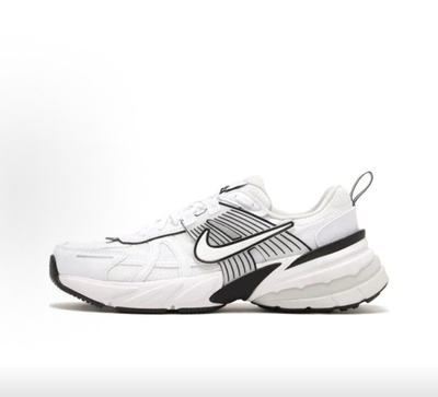 Nike V2K Run 舒适百搭 织物 低帮 跑步鞋 女款 白色HF5342-100