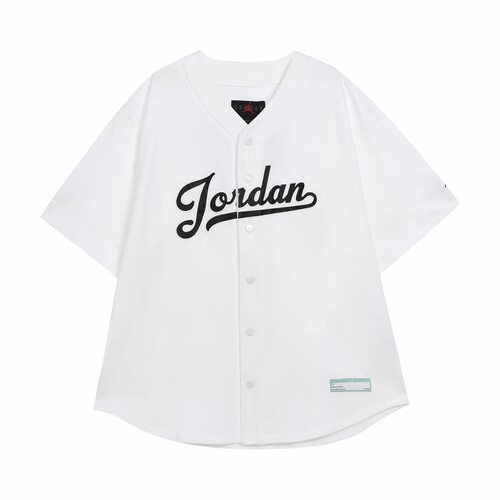 Jordan  MVP 字母印花图案户外休闲运动短袖棒球服男款FN4664-100