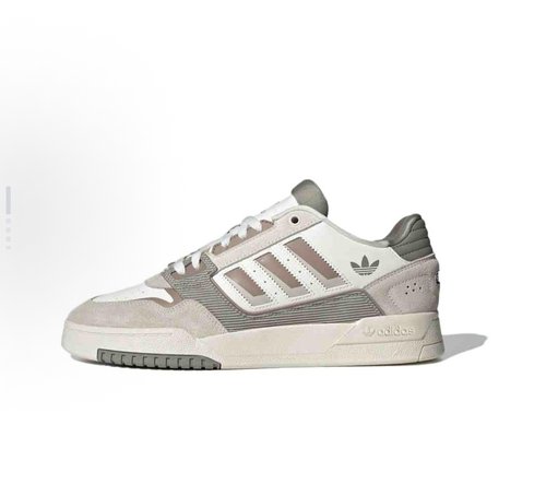 adidas originals Drop Step 2.0 低帮 板鞋 男女同款 白棕JP9971