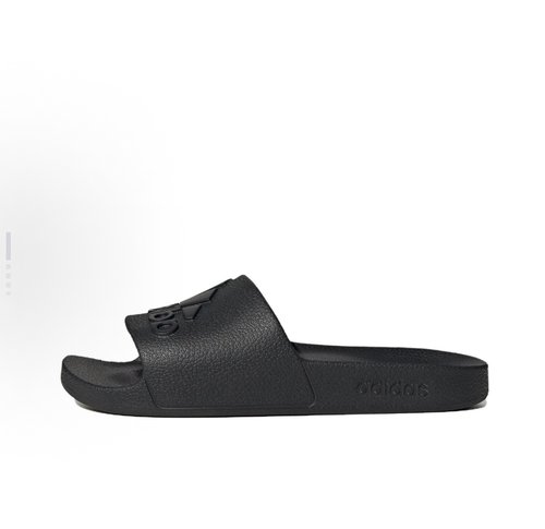 adidas Adilette Aqua 外穿 防滑透气一字拖鞋 男女同款 黑IF7371