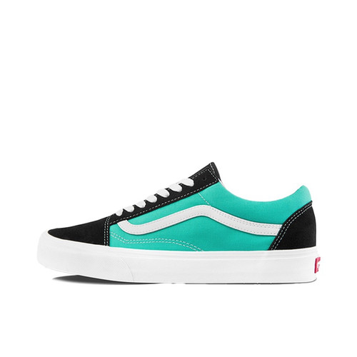 Vans Old Skool 低帮 板鞋 男女同款 蓝黑白VN0A3WKT4FV