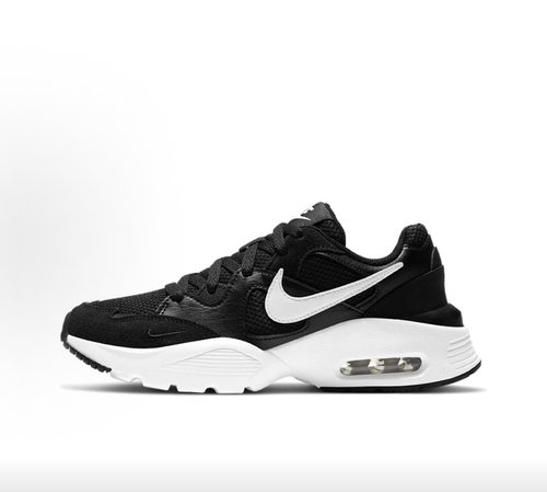 Nike Air Max Fusion  低帮 气垫跑步鞋 女款 黑白CJ1671-003