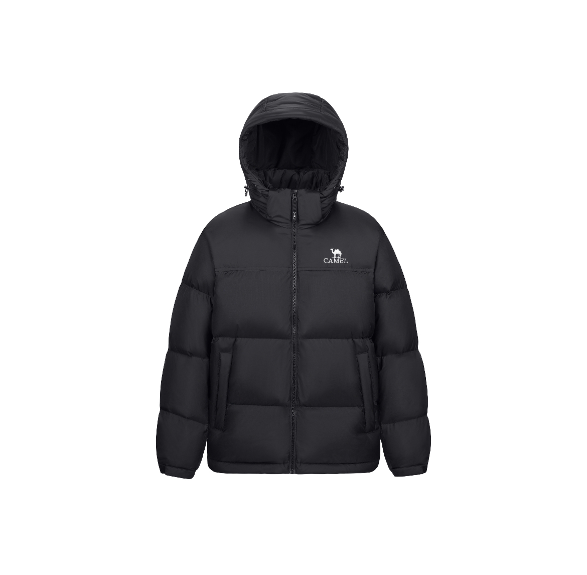 CAMEL骆驼 防风连帽户外通勤抗寒保暖羽绒服M33CR07130C